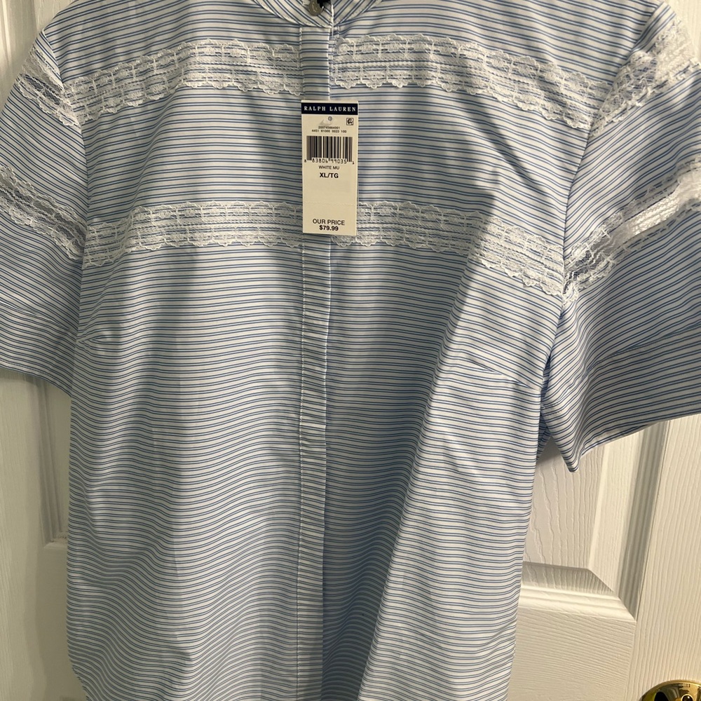 Ladies short sleeve blouse
